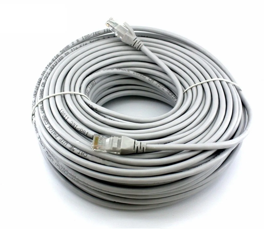 TeknoGreen 25Metre CAT6 Patch Network İnternet Kablosu - Hazır Fişli