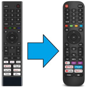 toshiba ile uyumlu Model CT-8575 Vidaa Smart Led TV Kumanda-Mikrofonsuz