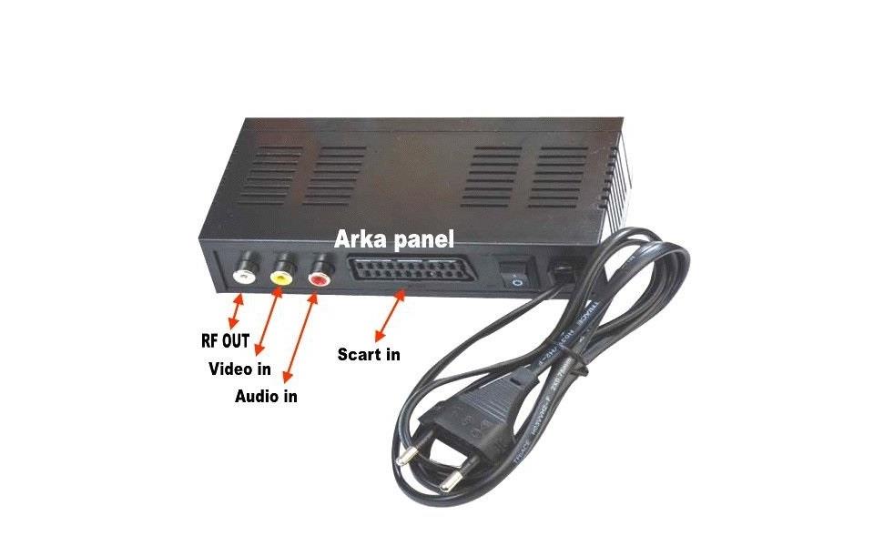 Tüplü Tv Rf Çıkışını - Scart Çıkışına Çevirici Adaptör-RF Modülatör