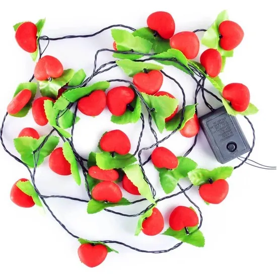 Yılbaşı Ağaç Işıklandırma Kalpli